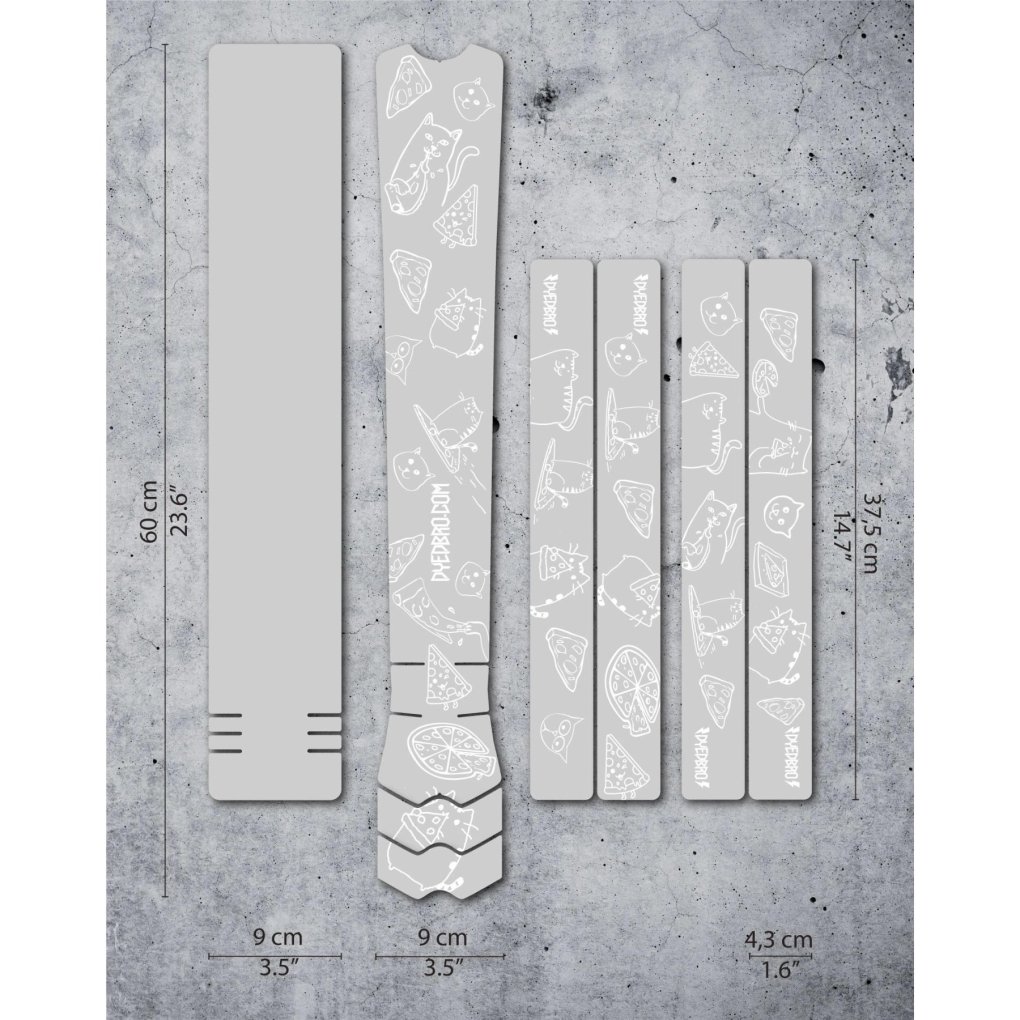 DYEDBRO Frame Protection Kit Cats - white