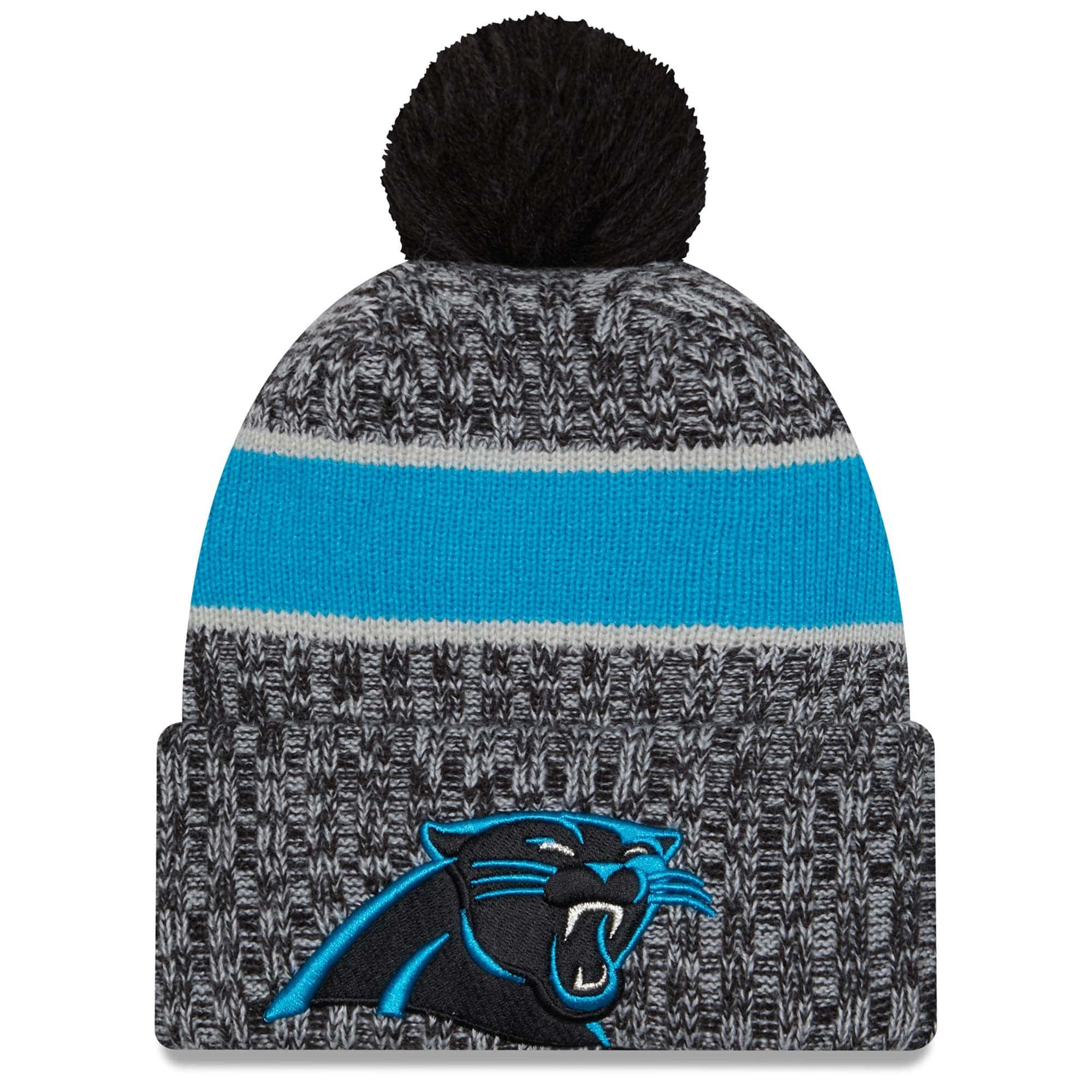 Carolina Panthers 2023 NFL Sideline New Era Sport Knit Hat