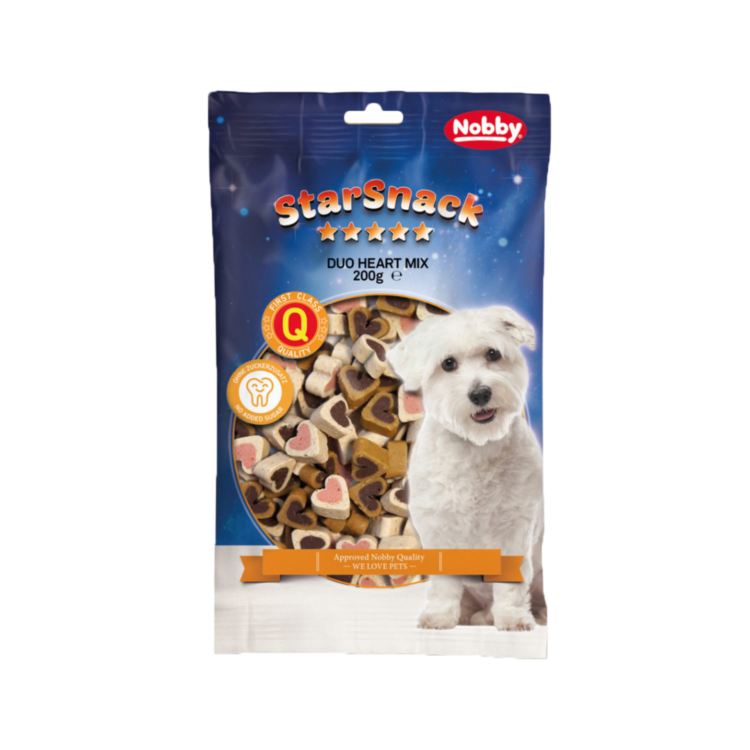 Nobby - Starsnack Duo Heart Mix - 500g