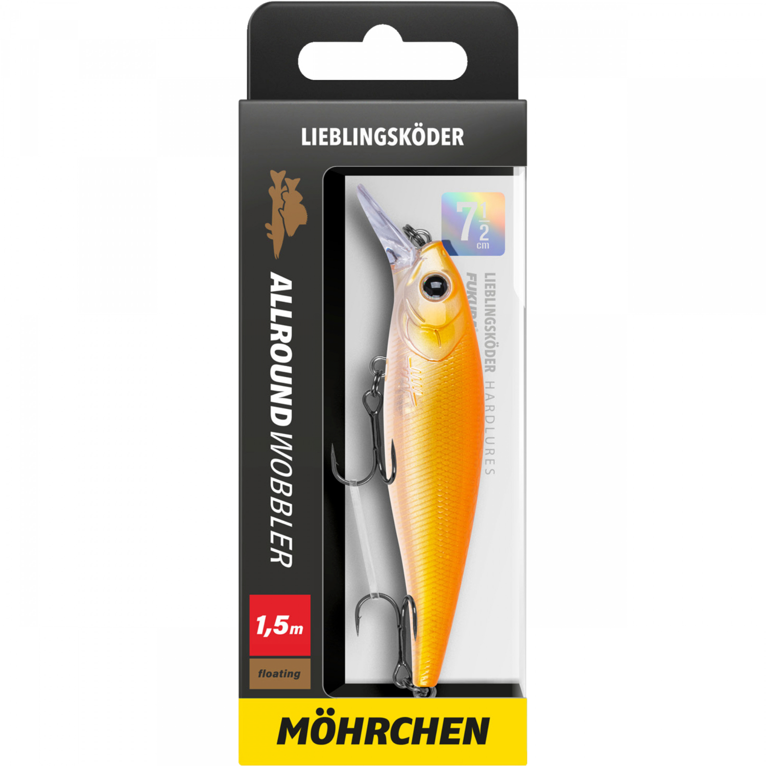 Lieblingsköder Allroundwobbler (Möhrchen)