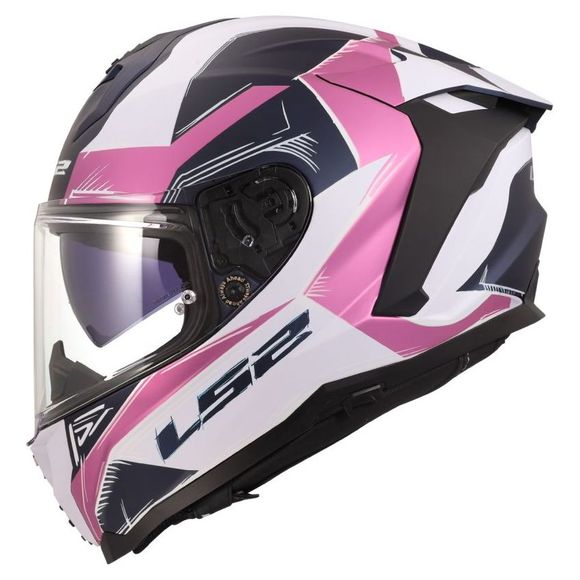 LS2 FF817 CHALLENGER II- FLAMAN Full Face Helmet - Black / PinkRef: LS1259