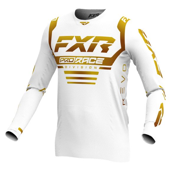 FXR cross PRO 24 2024 MX Jersey - White / YellowRef: FXR0447