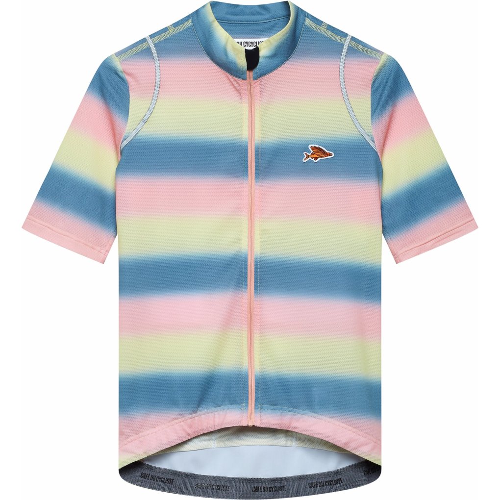 Café du Cycliste Mona Short Sleeve Jersey Women - plush/naples yellow