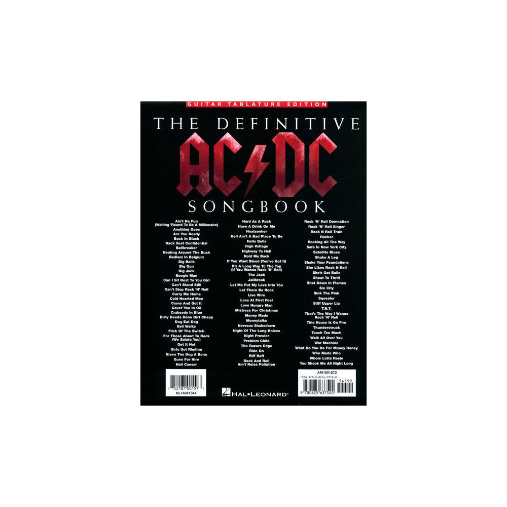 Wise Publications AC/DC Definitive Songbook – Thomann Ireland