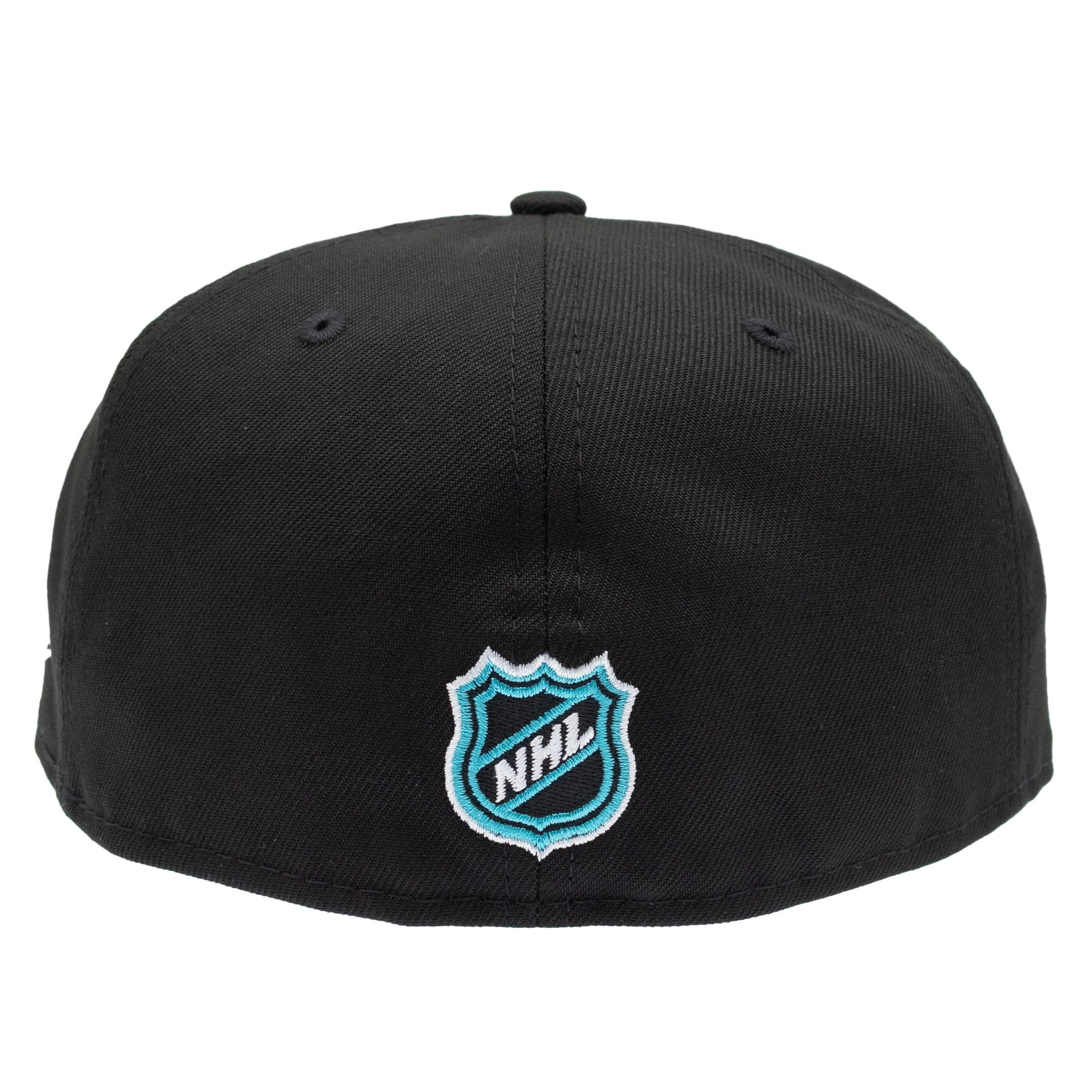 San Jose Sharks SJ Logo 59FIFTY Fitted NHL Cap Black