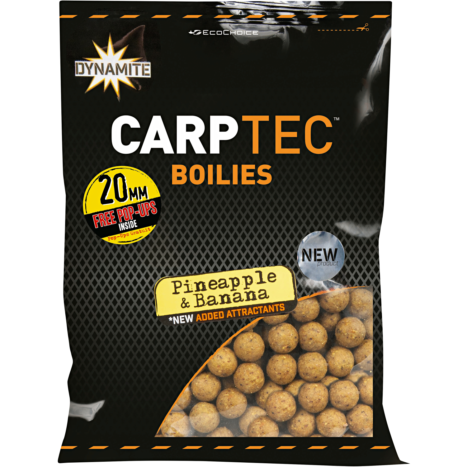 Dynamite Boilies Carp-Tec (pineapple & banana)