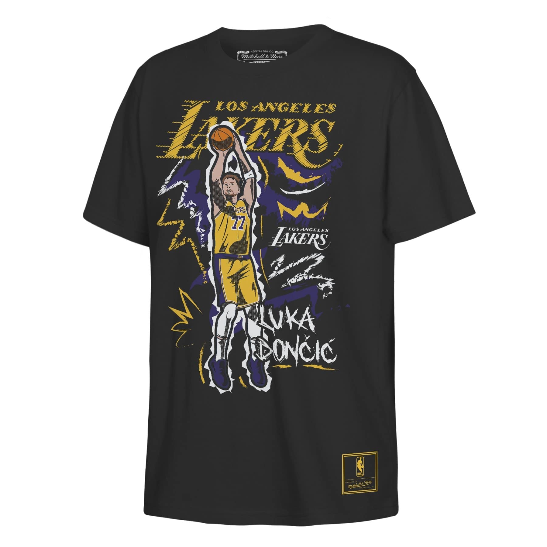 Luka Dončić Los Angeles Lakers NBA Chalked Up T-Shirt Black (YOUTH)