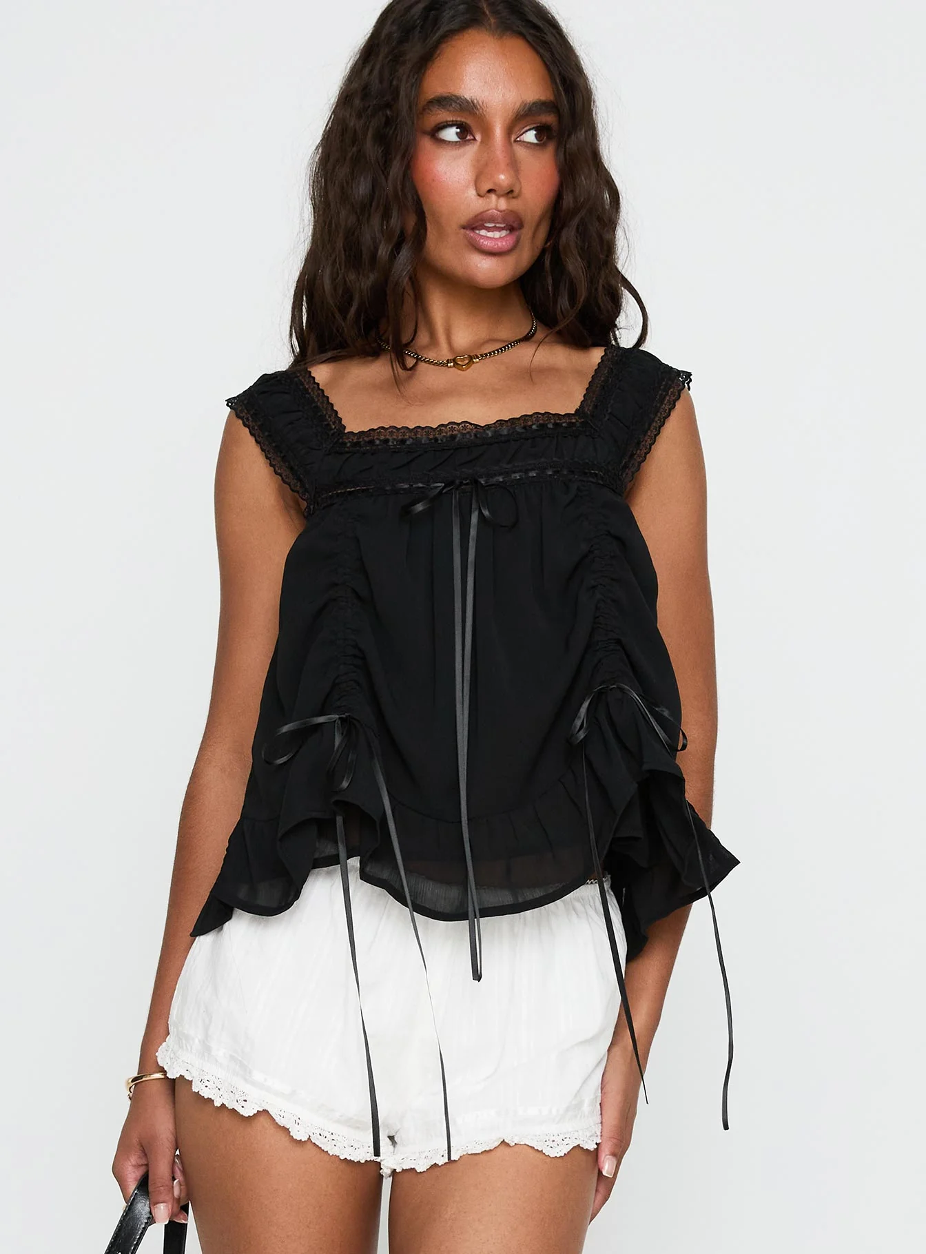 Eluisa Lace Top Black