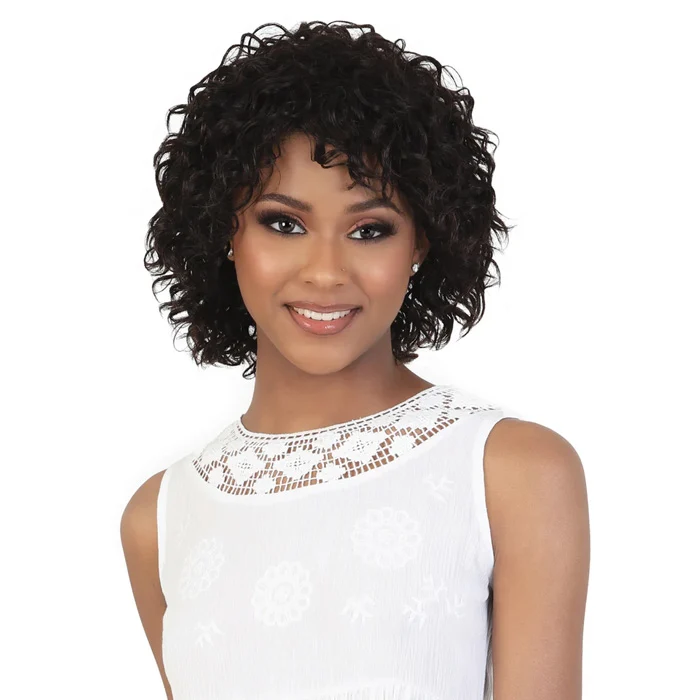Motown Tress Persian Remy 100% Virgin Remy Human Hair Crown Lace Top Full Wig - HPRC.BESS