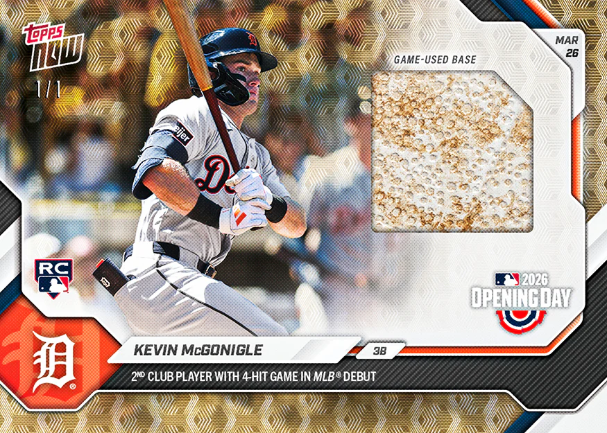 Kevin McGonigle - 2026 MLB Topps NOW® - Card 7
