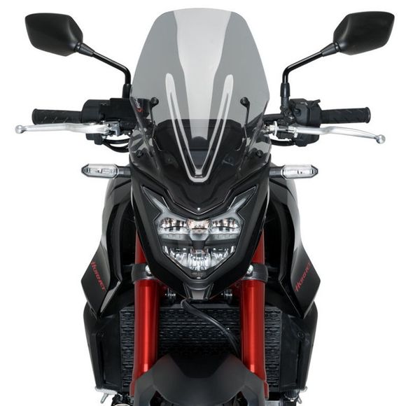 Puig TOURING windshield (+ 24.5 cm) - GrayHONDA 750 CB 750 HORNET - 2023 - 2024Ref: PUI0295