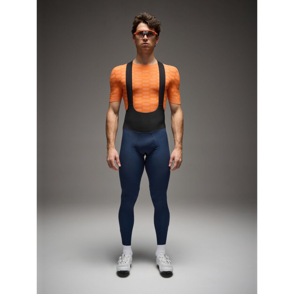 Q36.5 Dottore Hybrid Winter Bib Tights Men - nautica blue