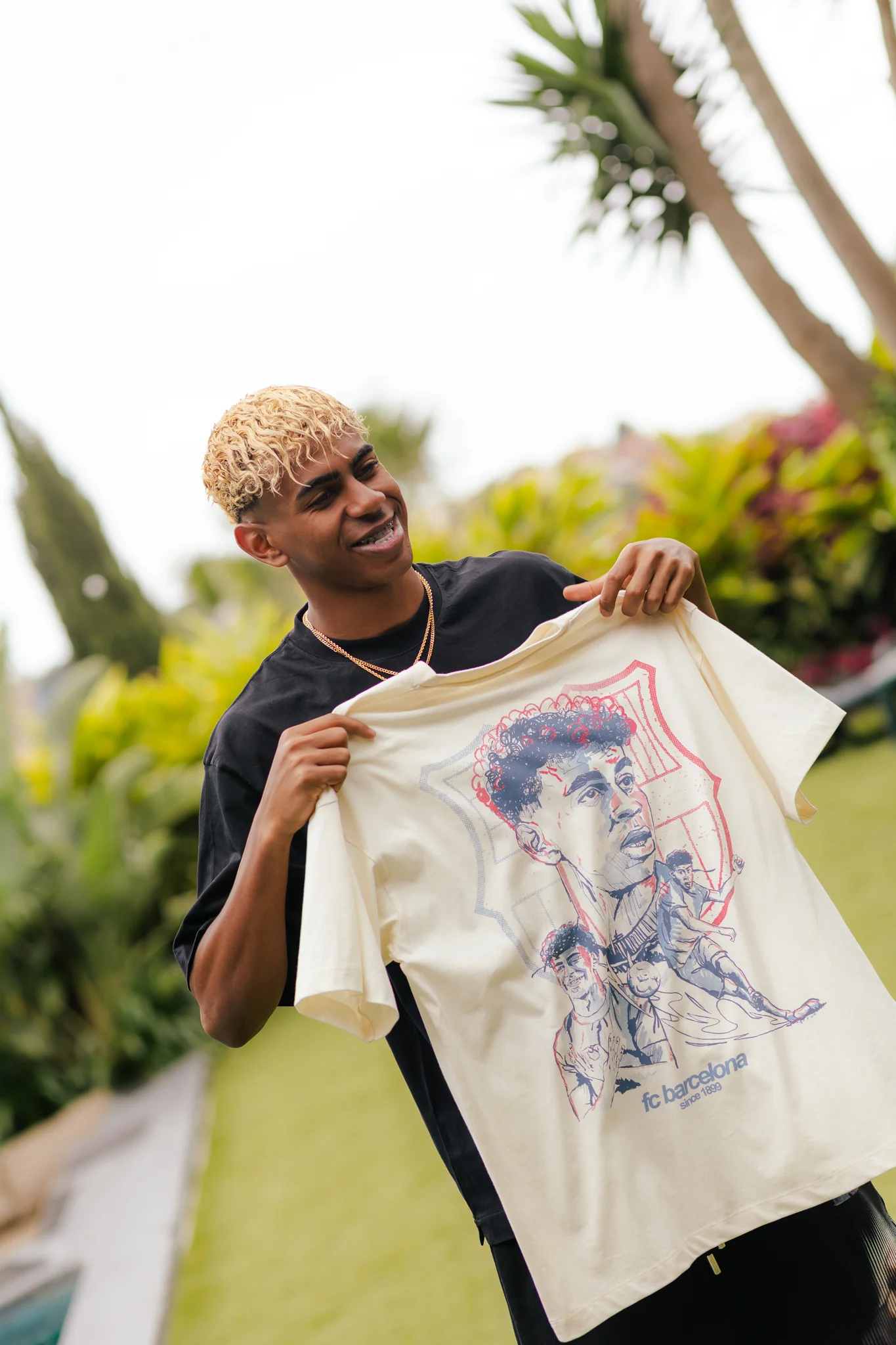 T-Shirt Lamine Yamal Graphic Barça