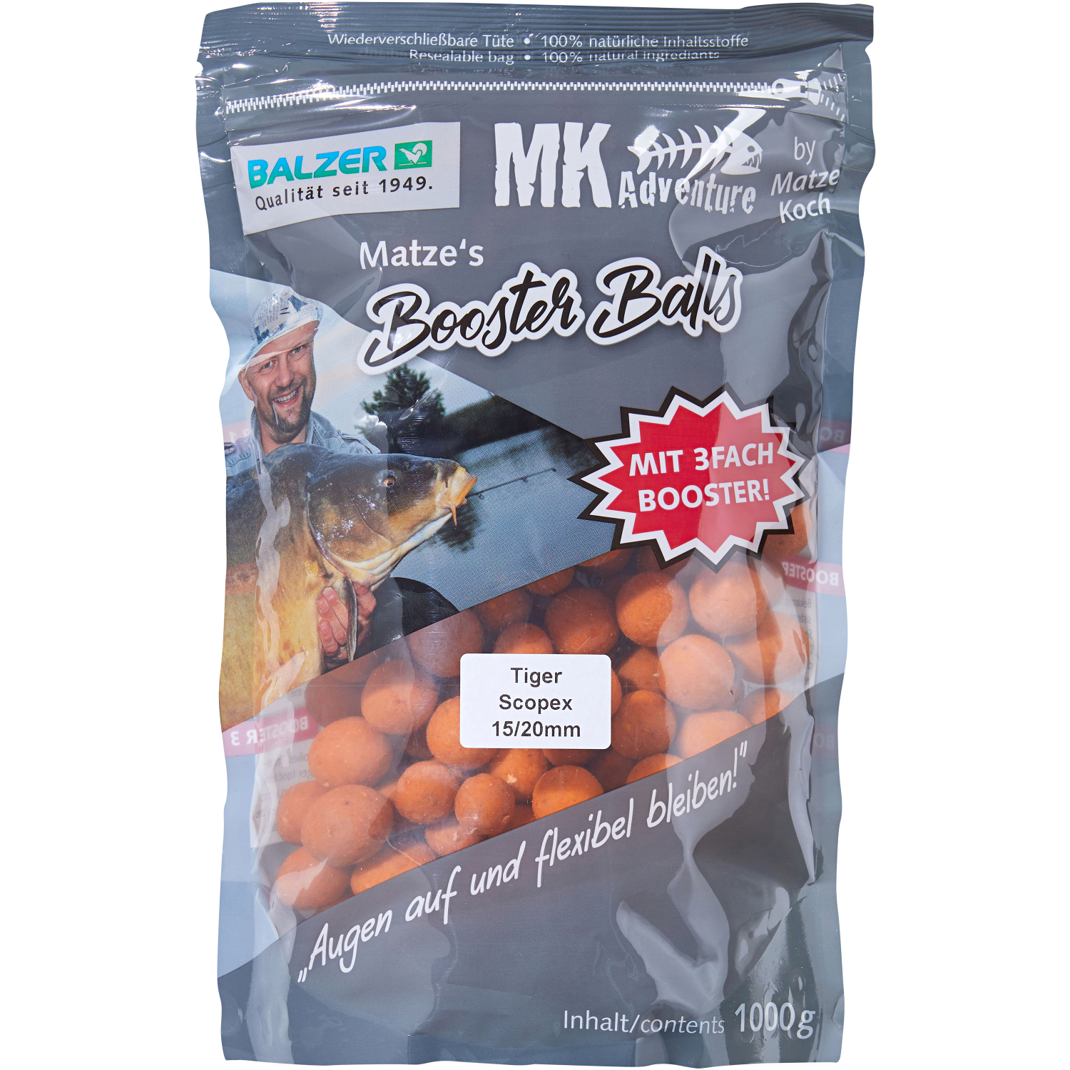 Matze Koch Boilies Booster Balls Special Edition (Tiger Nut\/Scopex)