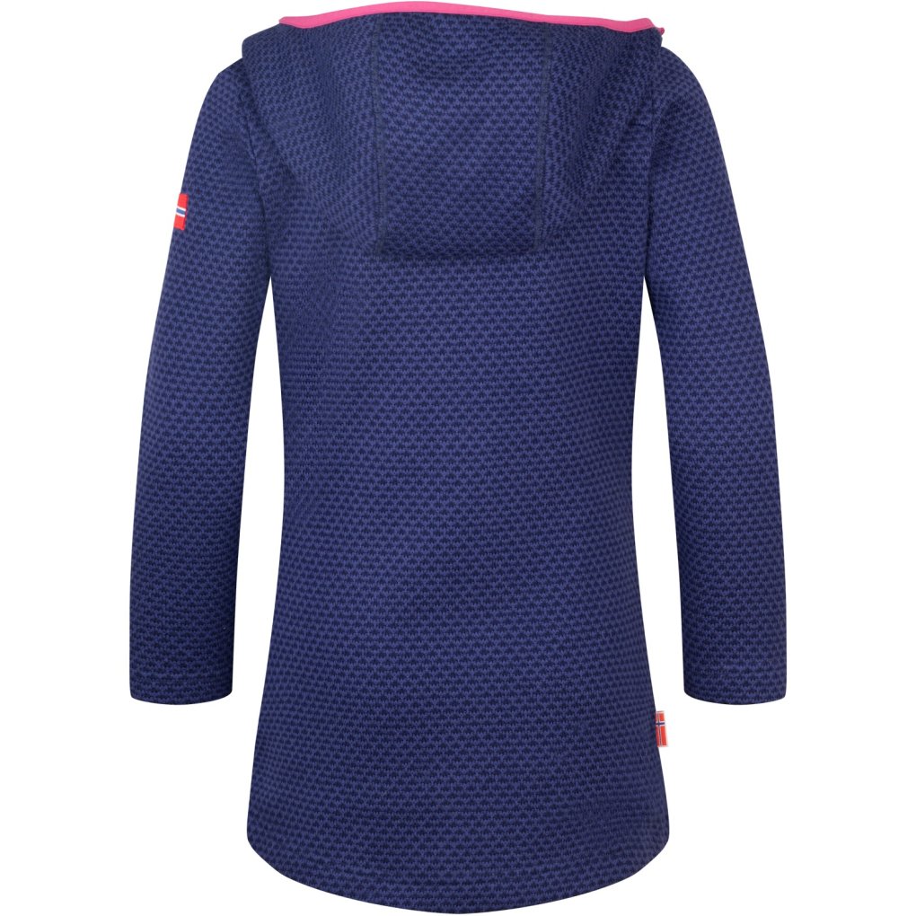 Trollkids Jondalen Coat Girls - Deep Violet/Bright Berry
