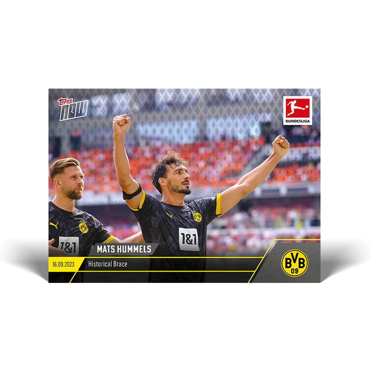 Topps UK - Mats Hummels - Historical Brace - Bundesliga TOPPS NOW® Card #25