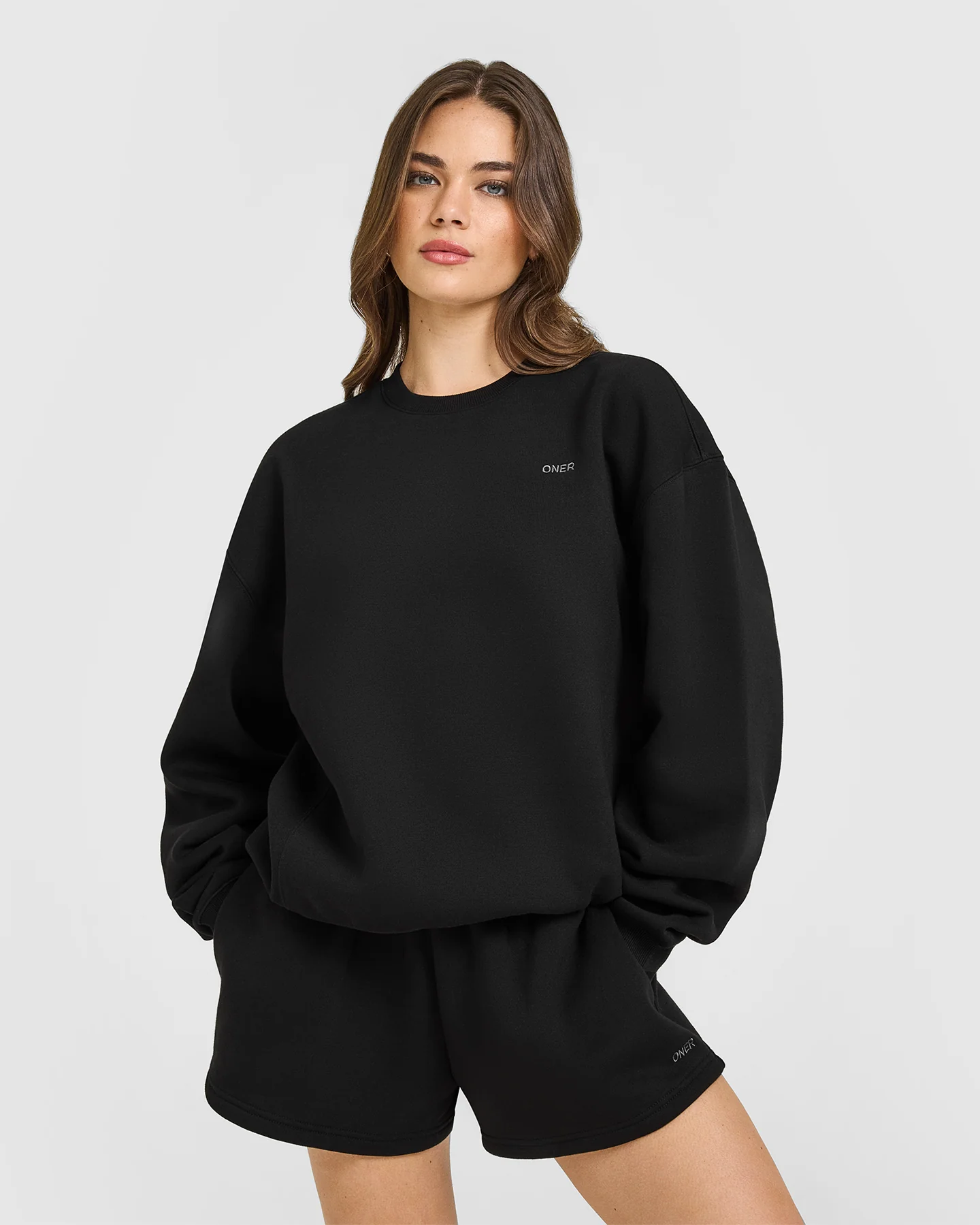 Foundations Crew Neck Sweatshirt | Black