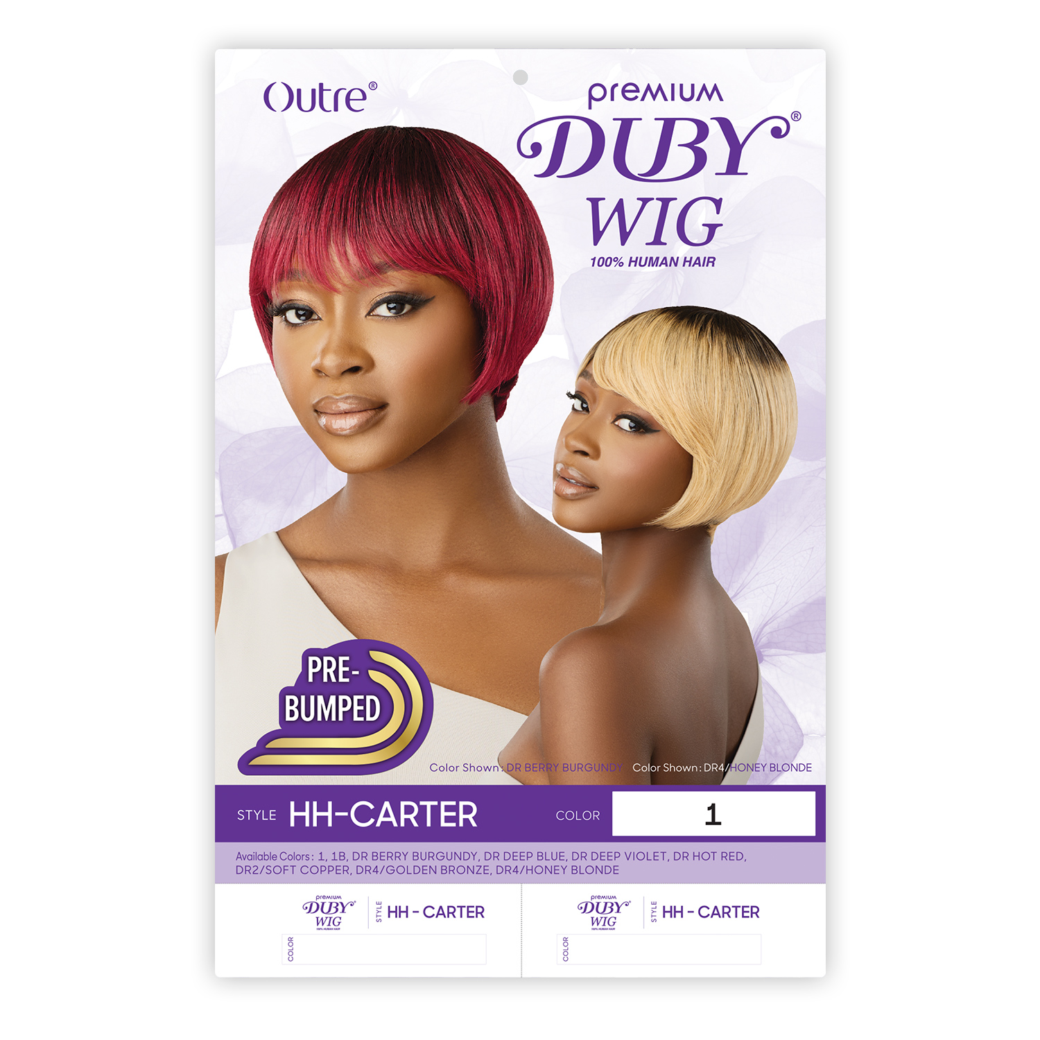 Outre Human Hair Premium Duby Wig Pre-Bumped HH-Carter