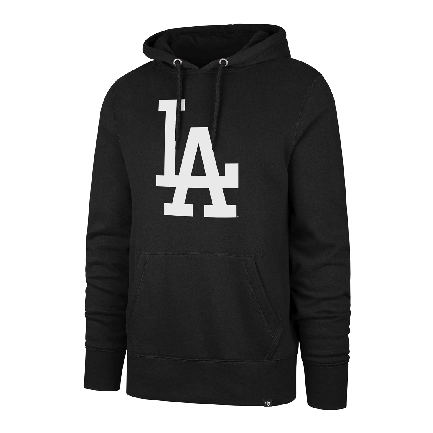 Los Angeles Dodgers Logo Backer '47 Burnside MLB Hoodie Black