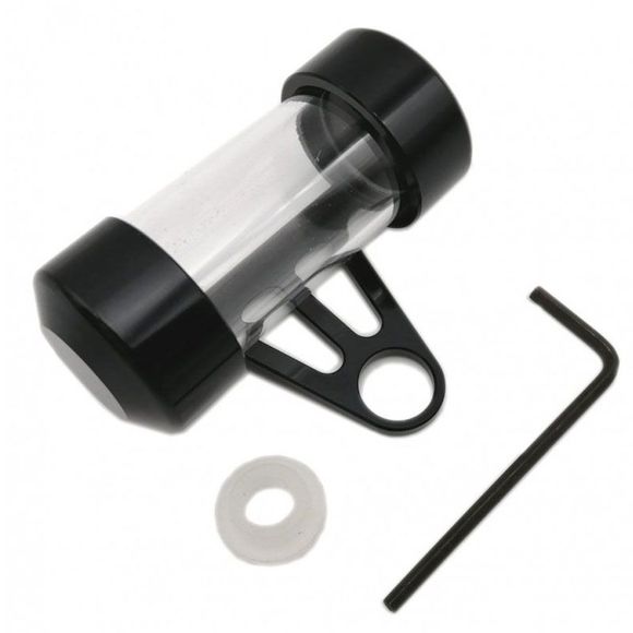 Brazoline cylindrical black aluminum insurance holder 70 mm Universal - BlackRef: 60014