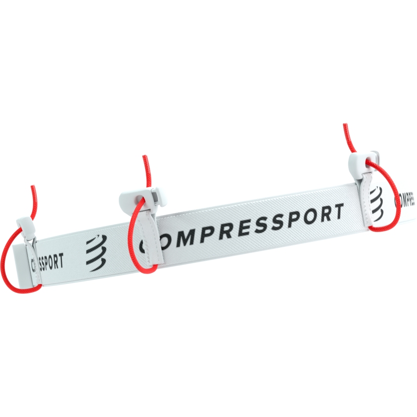 Compressport Race Belt - white