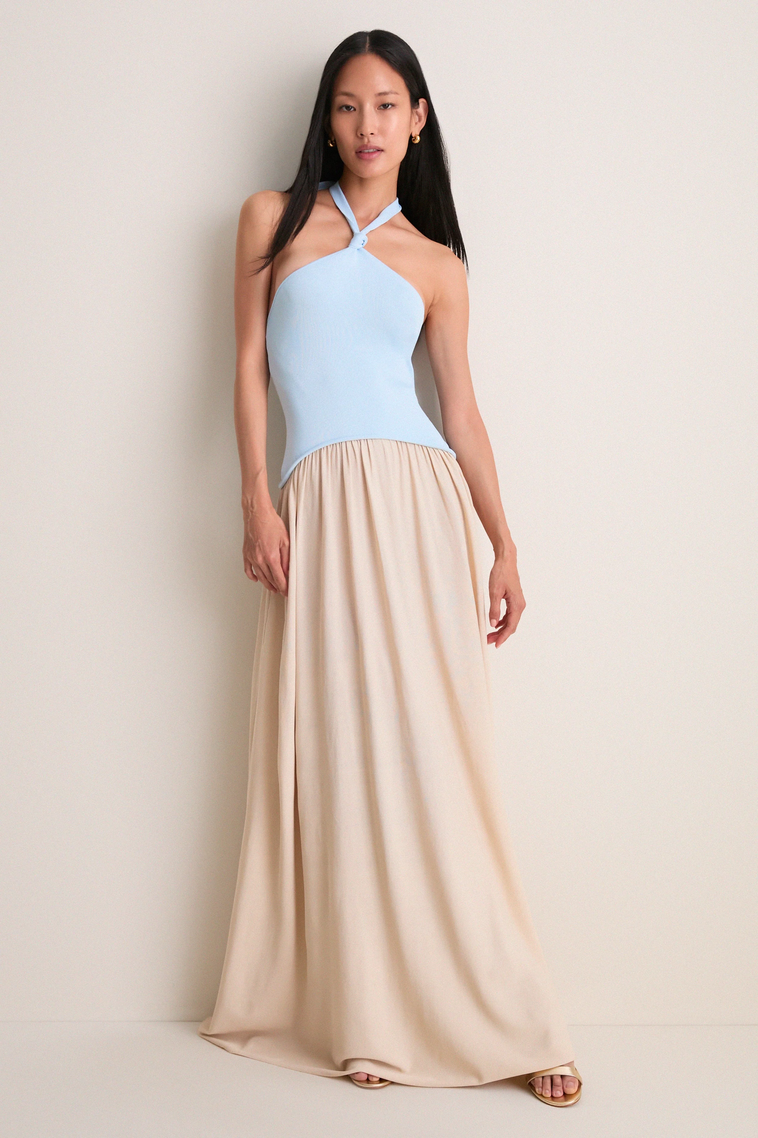Seabreeze Dune Jordan Halter Dress