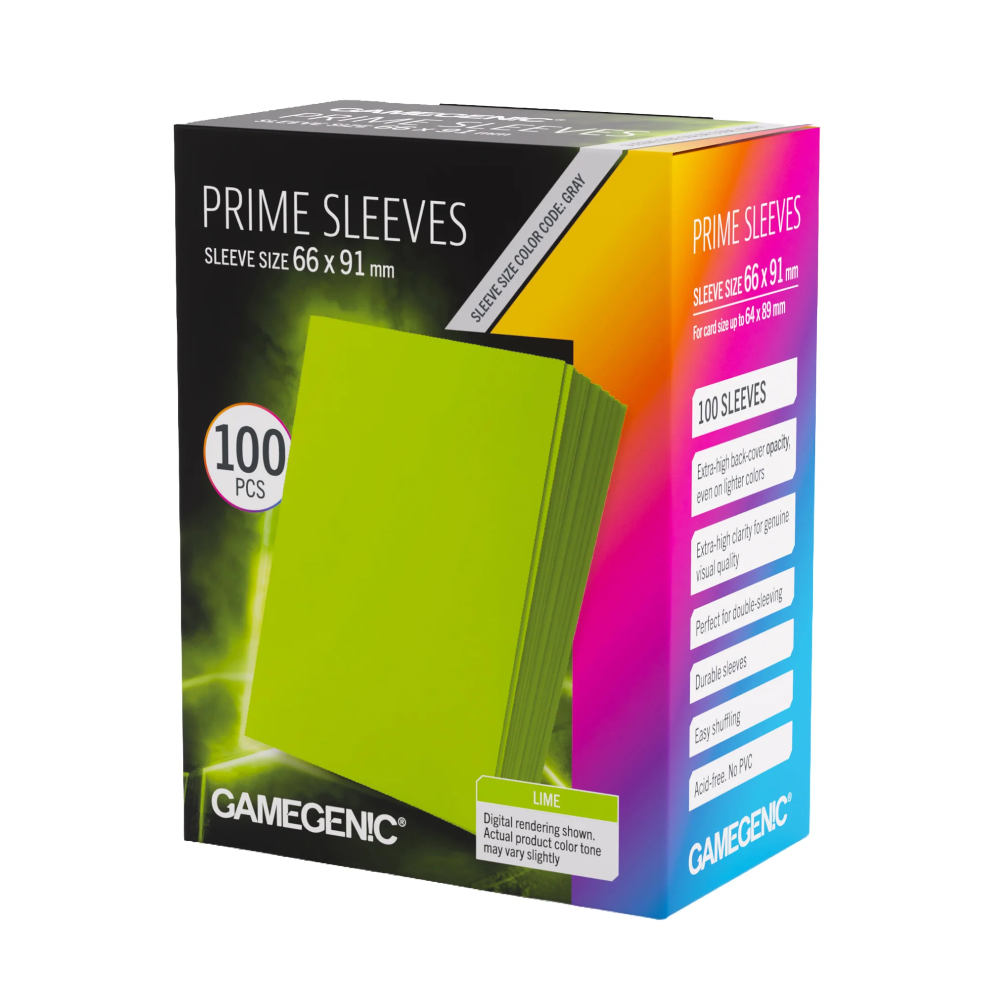 Prime Sleeves Lime 66x91