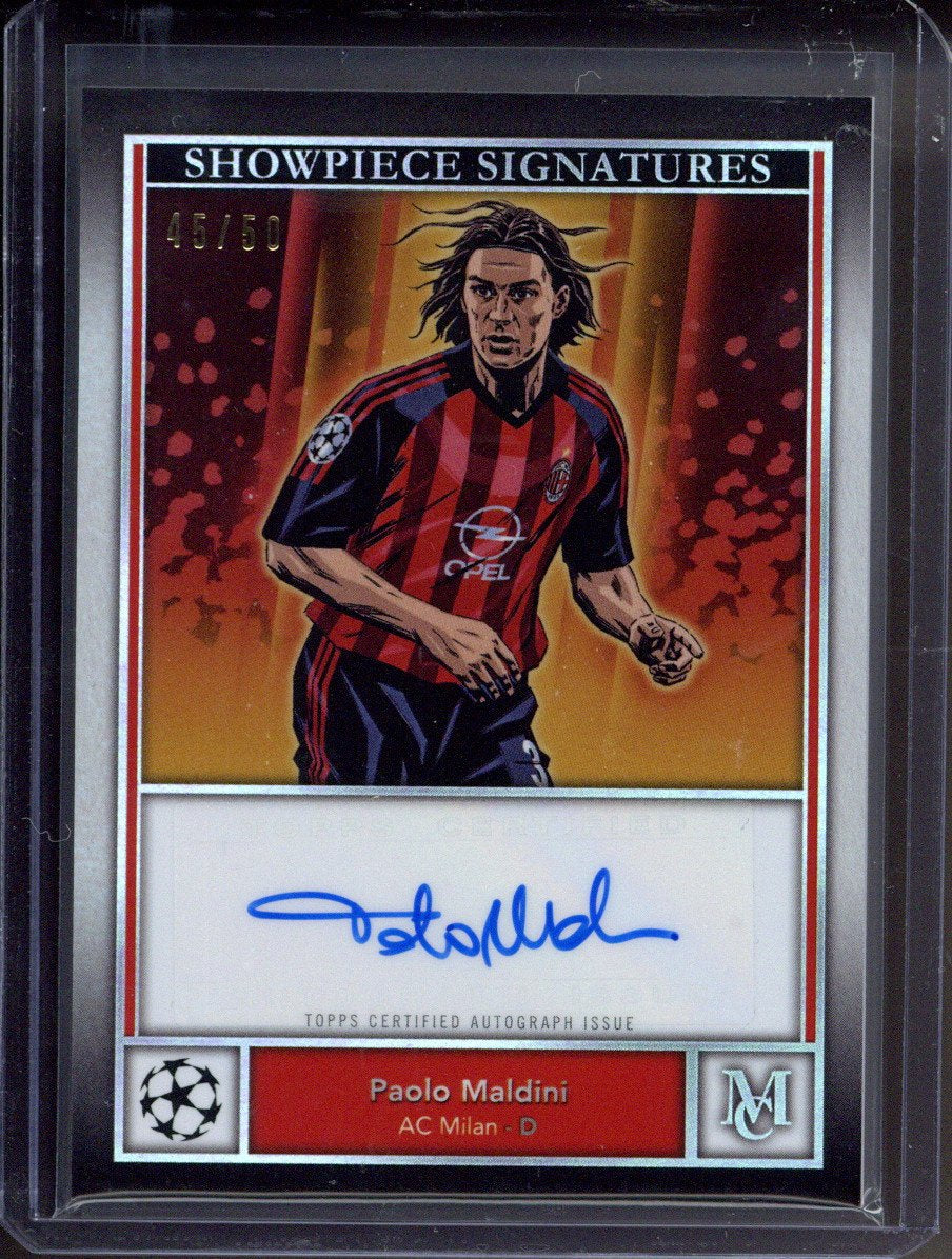 2024-25 Topps Museum Paolo Maldini Autograph /50 #SS-PM