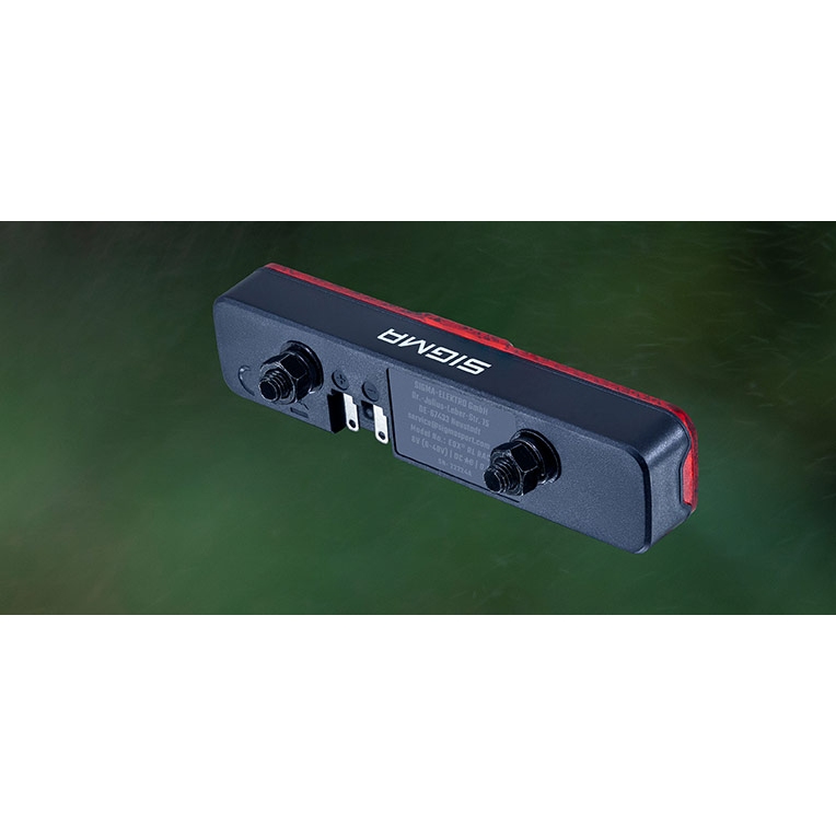 SIGMA EOX RL Rack Brake E-Bike Rear Light + Stoplight - black
