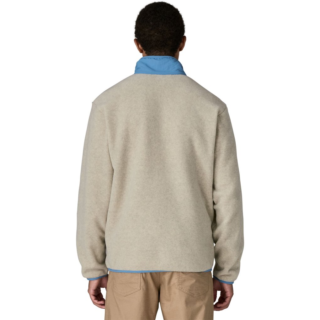 Patagonia Synchilla Fleece Jacket Men - Oatmeal Heather w/Shore Blue