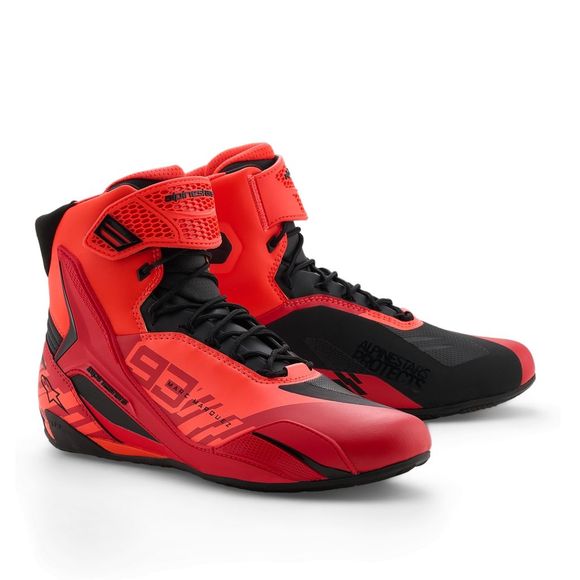 Alpinestars Faster-4 Mm93 Motorcycle Sneakers - Red / BlackRef: AP3951