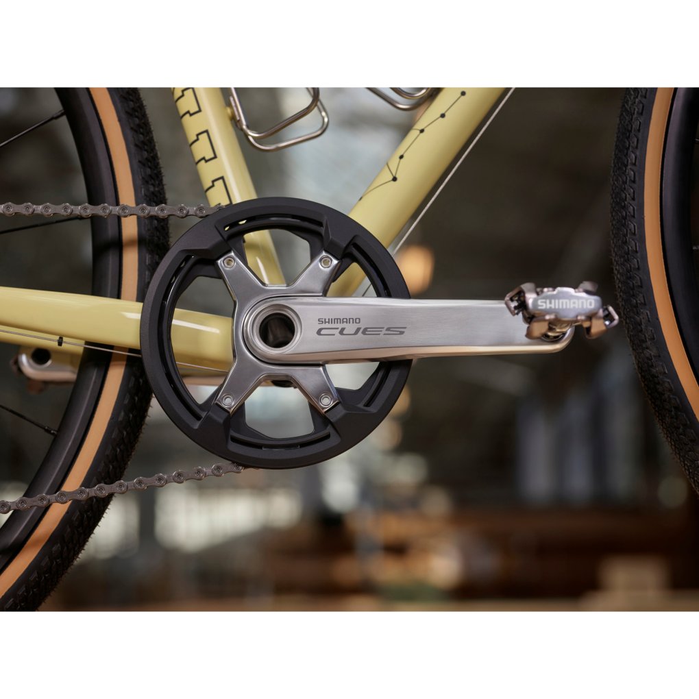 Shimano CUES FC-U6030-1 Crankset - 9/10/11-speed | Polished Silver Edition - 40 Teeth