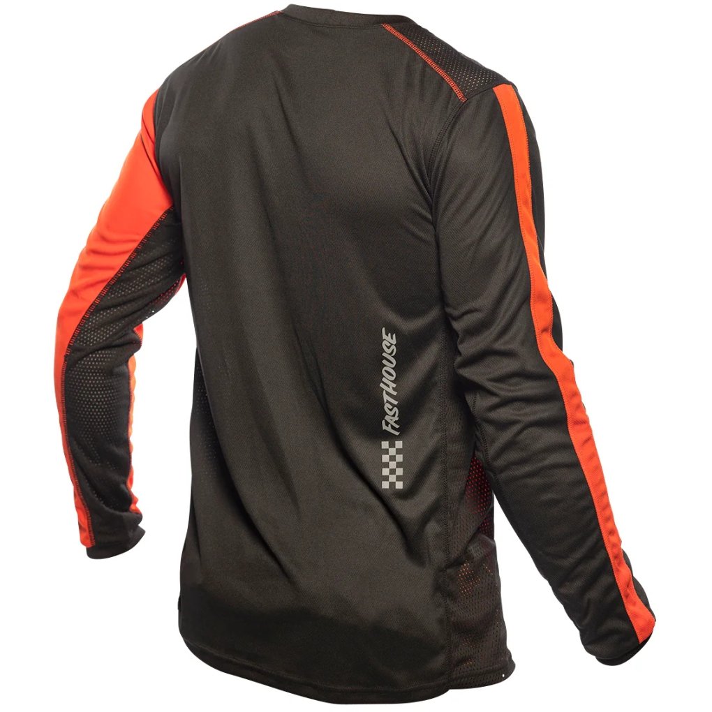 Fasthouse Classic Mercury Long Sleeve Jersey Men - Black/Red
