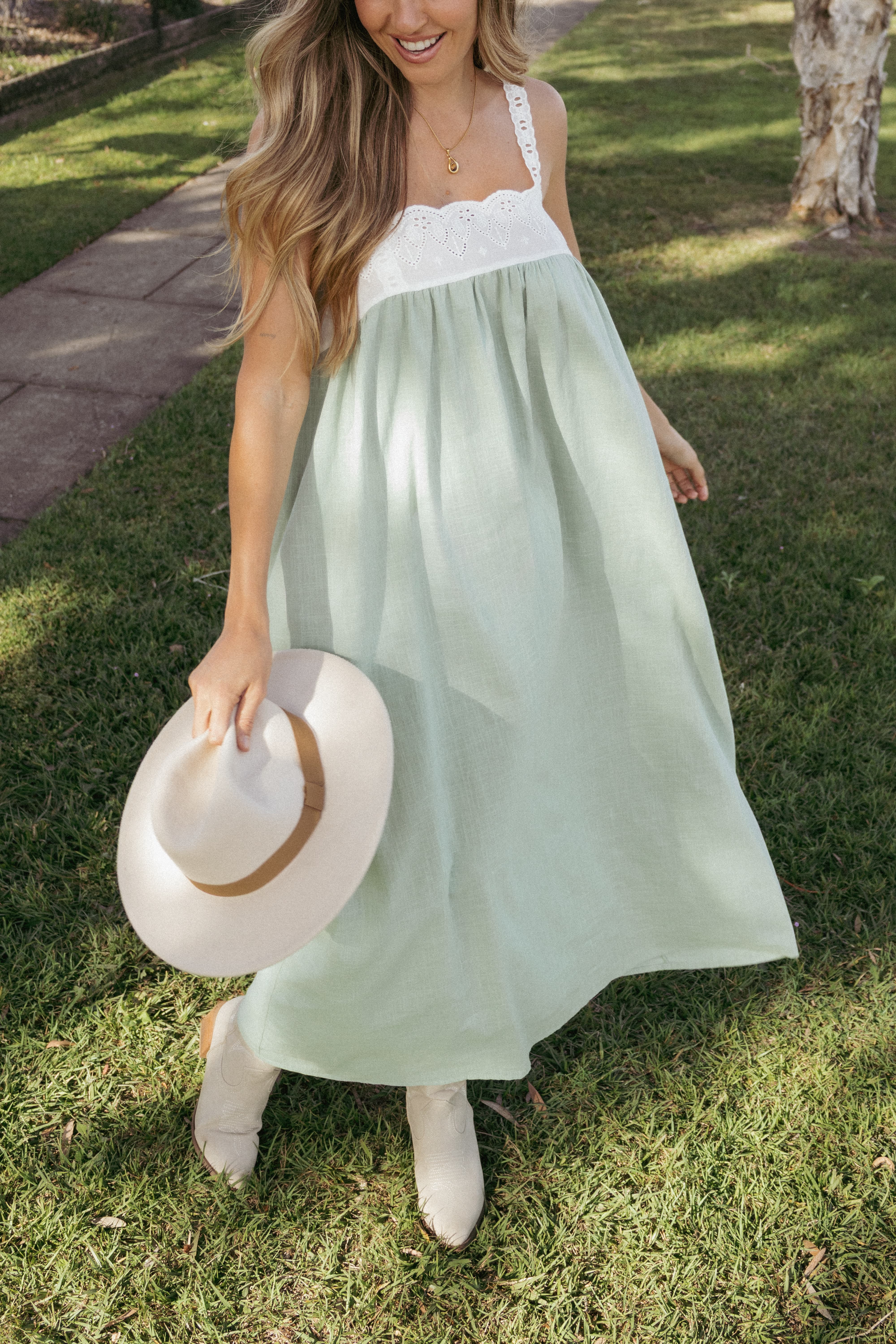 Darlington Maxi Dress - Green
