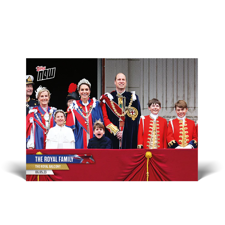 The Royal Balcony - CORONATION TOPPS NOW® Card #3