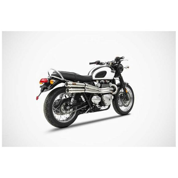 Complete Zard high line 2 in 2 stainless steel racing - stainless steel tipRef: Zad00778A / Ztp066S00Ssr-Std