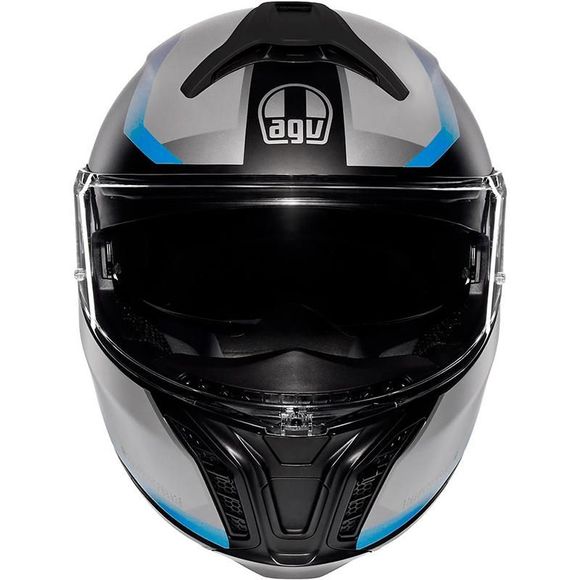 Casque modulable AGV TOURMODULAR - STRAY - Noir / GrisRef : AG1050