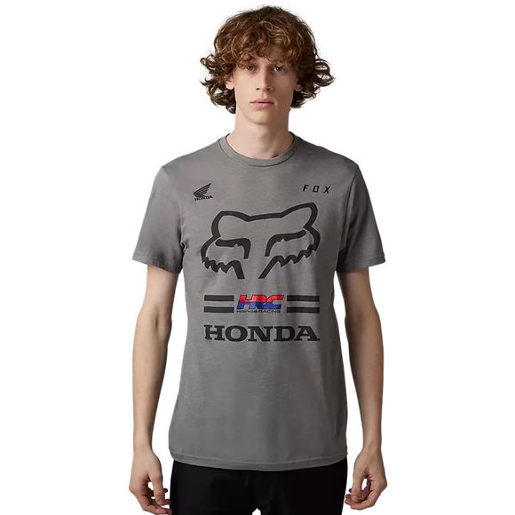 Fox HONDA II Short Sleeve T-Shirt - GreyRef: FX4013