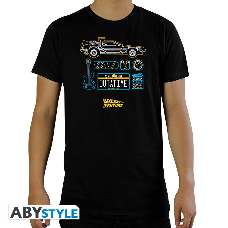 BACK TO THE FUTURE T-shirt DeLorean