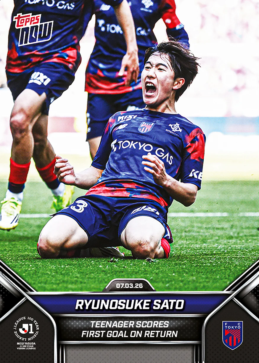 Ryunosuke Sato - 2026 J.League® Topps NOW® - Card 6