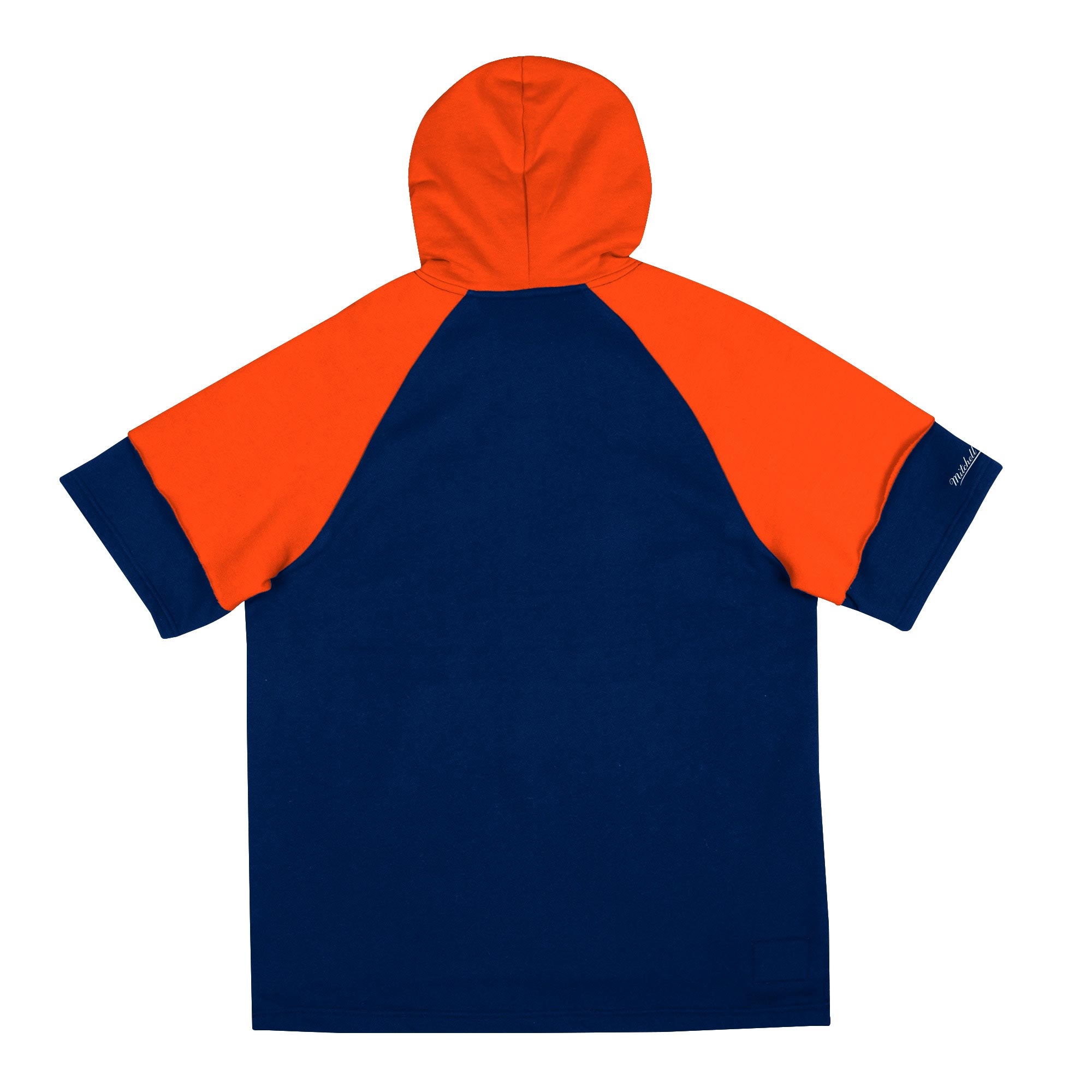 Chicago Bears Mitchell & Ness Cut Sleeves Fleece Short Sleeve NFL Hoodie