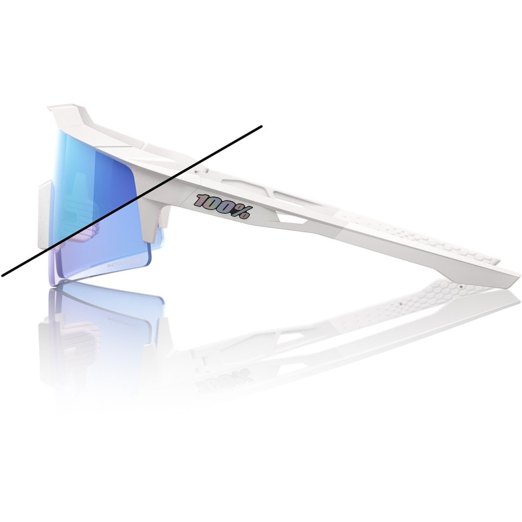 100% Speedcraft SL Photochromic Glasses - Bastille - Blue Mirror