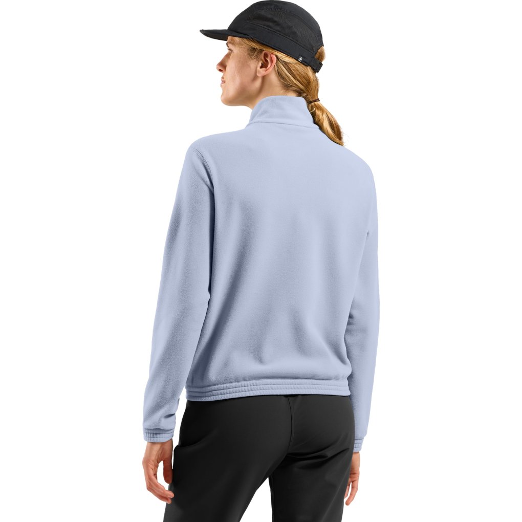 Odlo Essentials Classic Fleece Full-Zip Multisport Mid Layer Women - blue heron