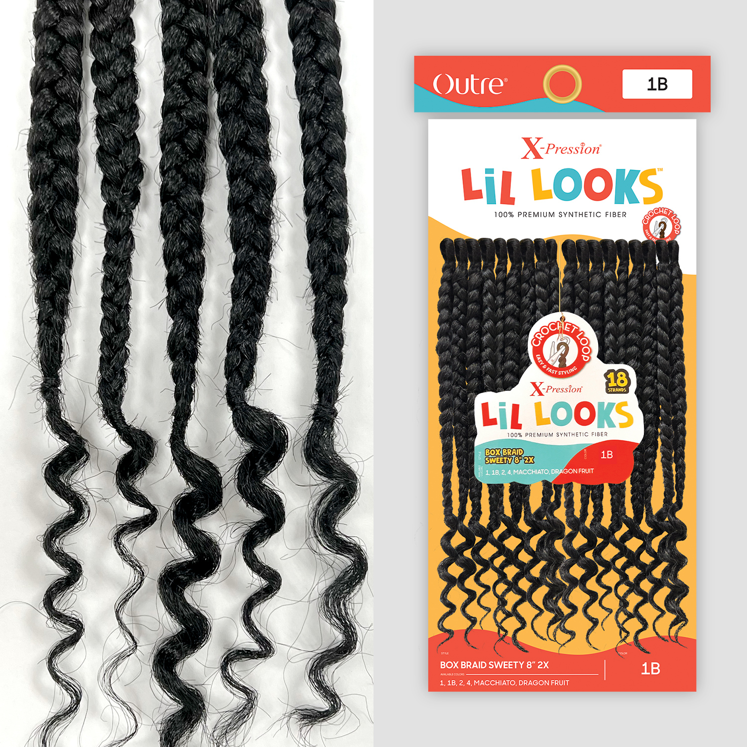 Outre Crochet Braids X-Pression Lil Looks 2X Box Braid Sweety 8