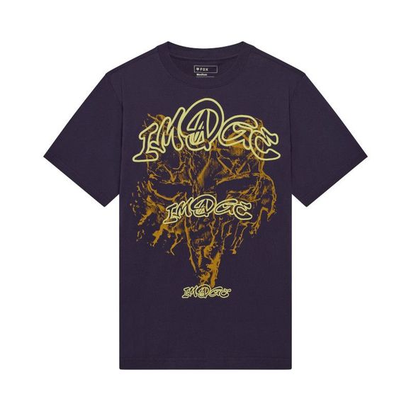 Fox IMAGE PRINT Short Sleeve T-shirt - Purple / BlackRef: FX6442