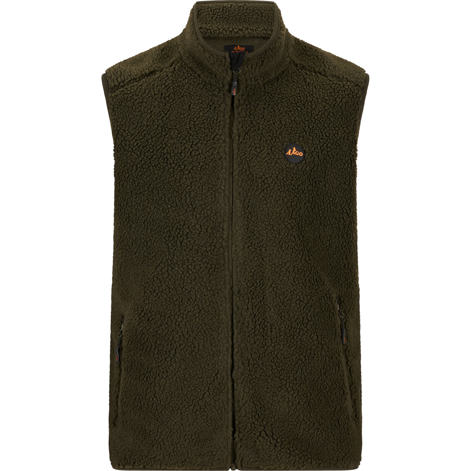 Fibre Fur Fleece Waistcoat Dario Men (Olive)