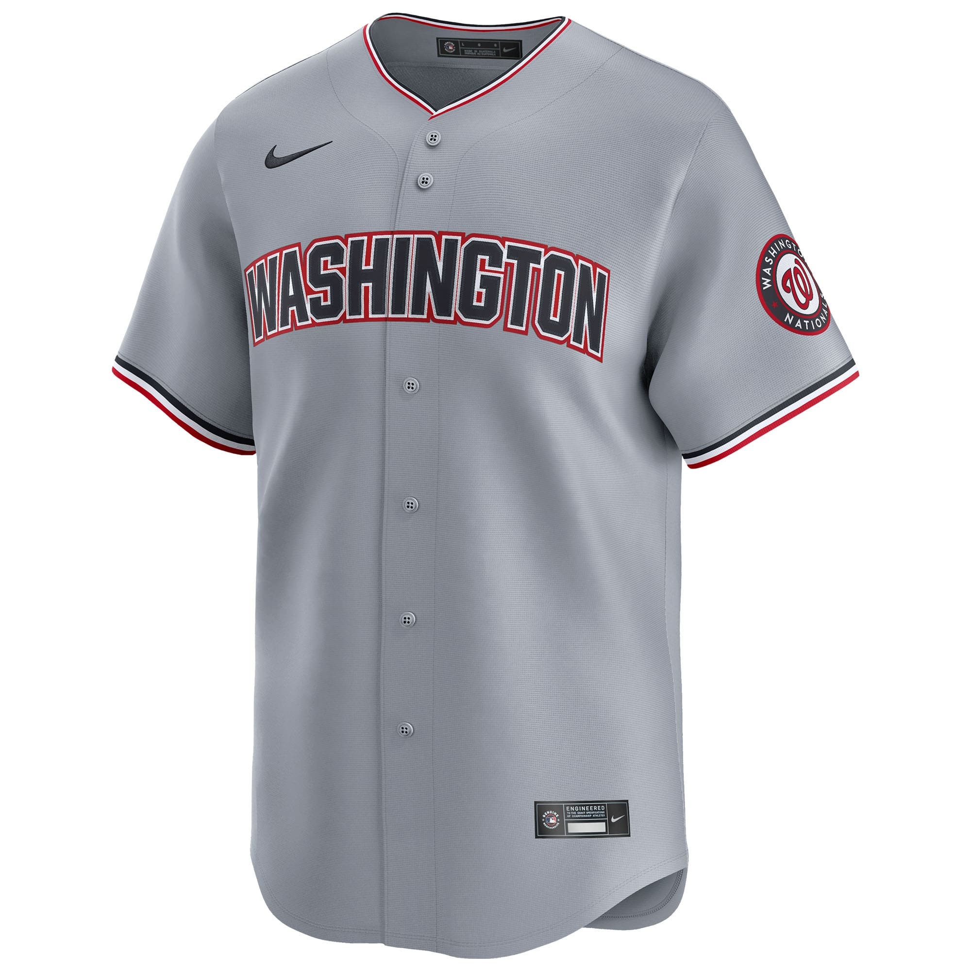 Washington Nationals Nike Limited MLB Baseball Jersey Road Gray