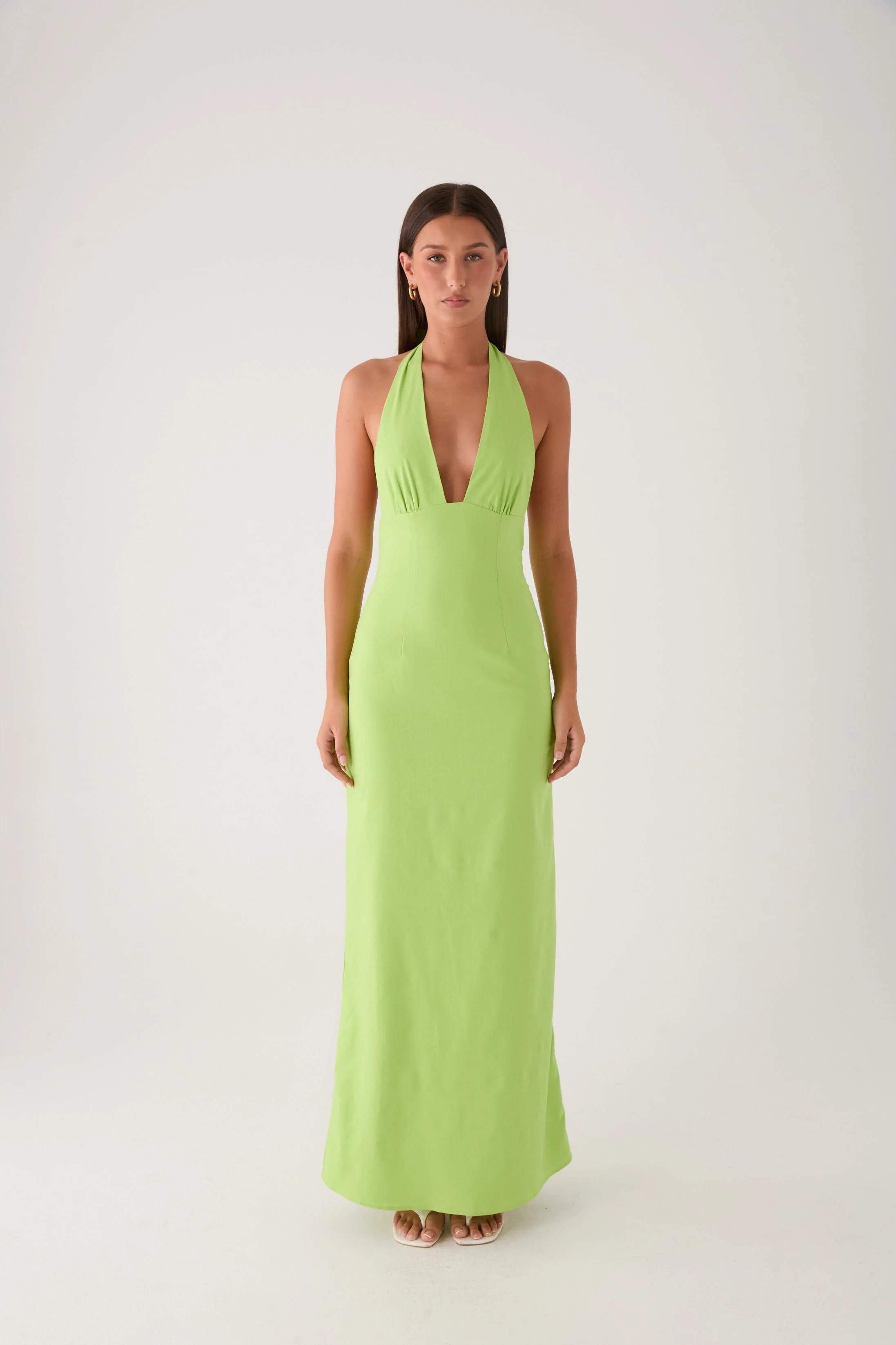 Feyric Maxi Dress - Apple Green