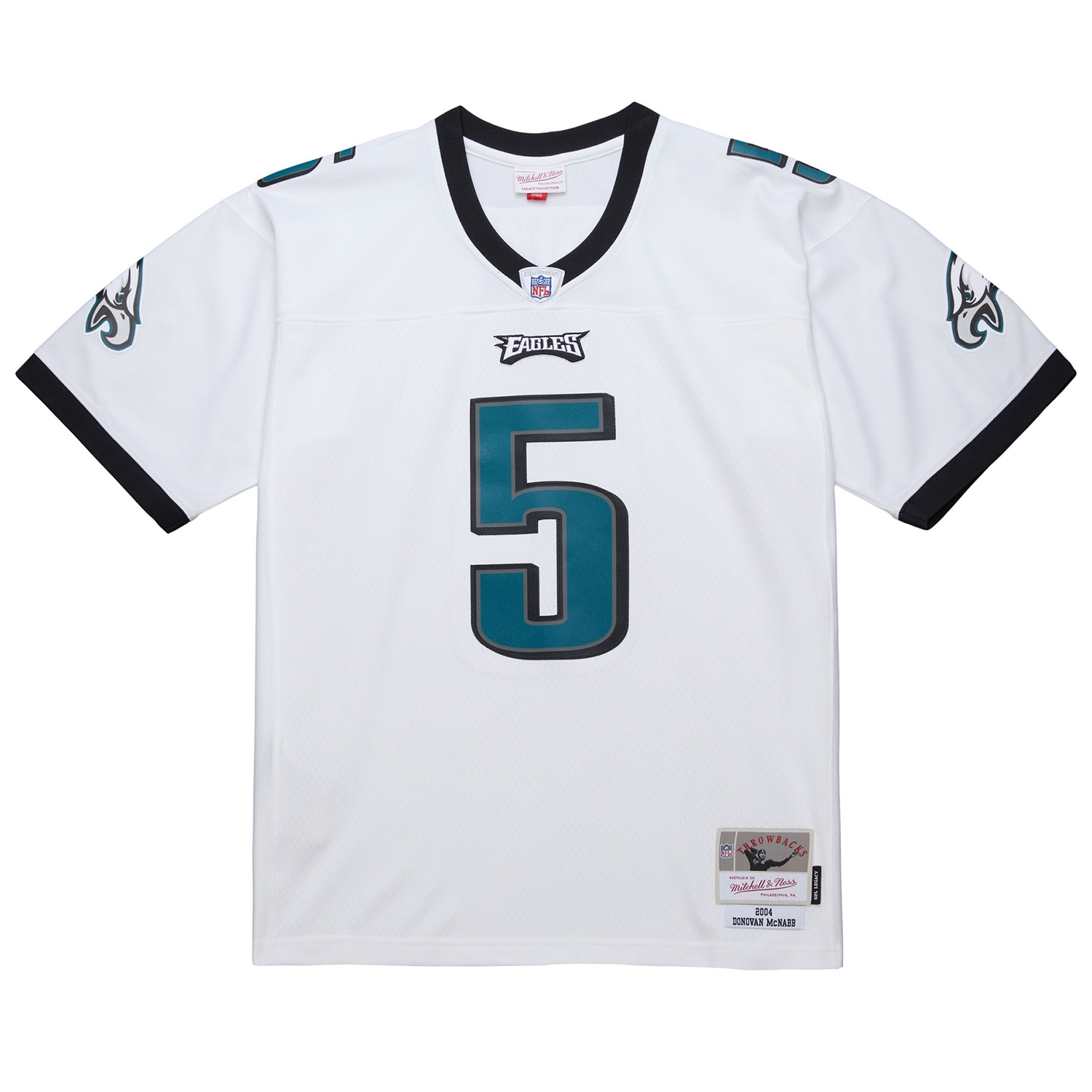 Donovan McNabb #5 Philadelphia Eagles 2004 Legacy Throwback NFL Jersey White