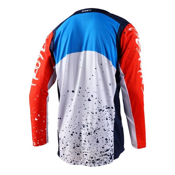 TroyLee design cross GP PARTICAL 2023 motocross jersey - Blue / OrangeRef: TRL0963